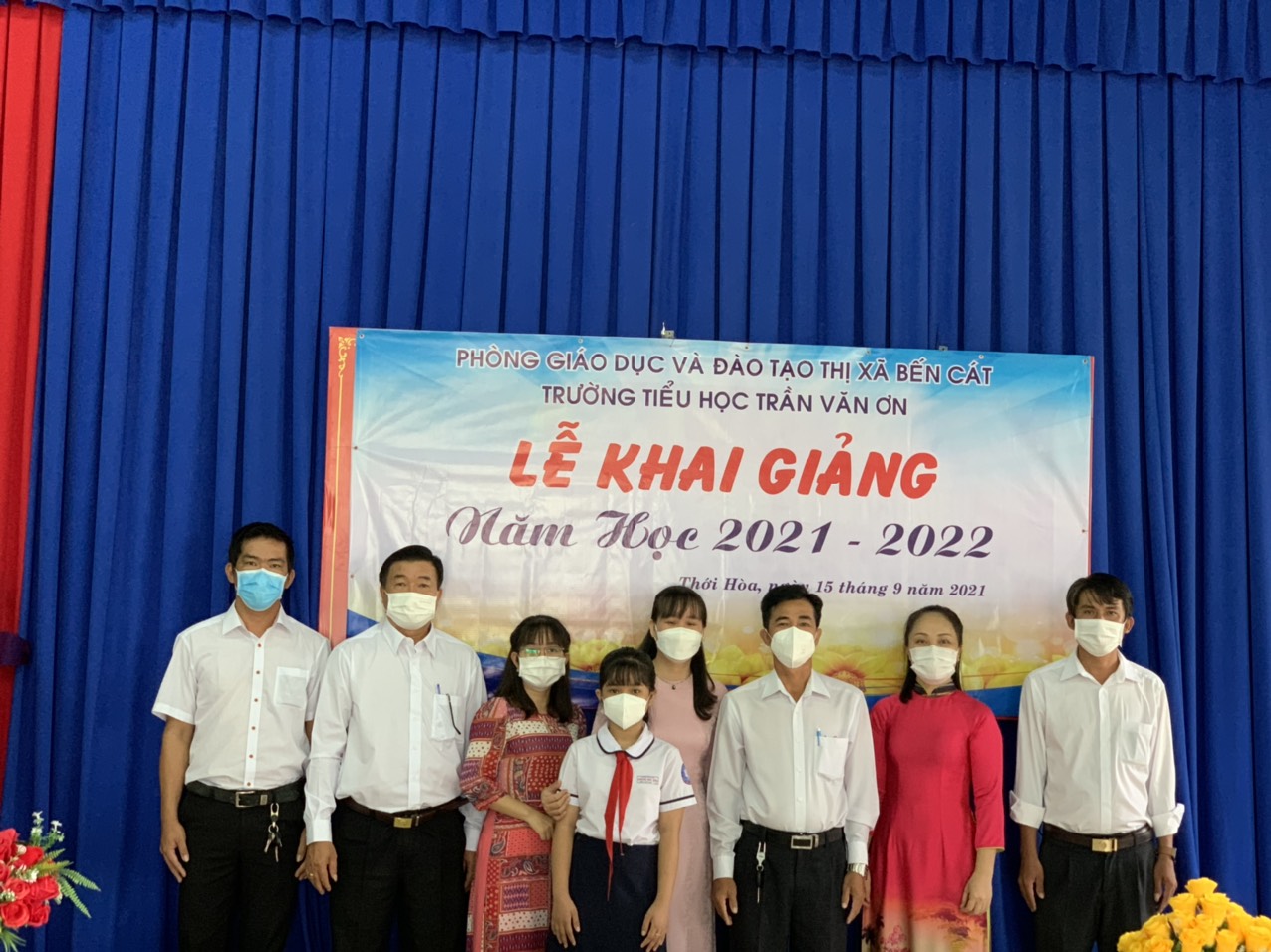 Trường Tiểu học Trần Văn Ơn tổ chức khai giảng trực tuyến ngày 15/9/2021